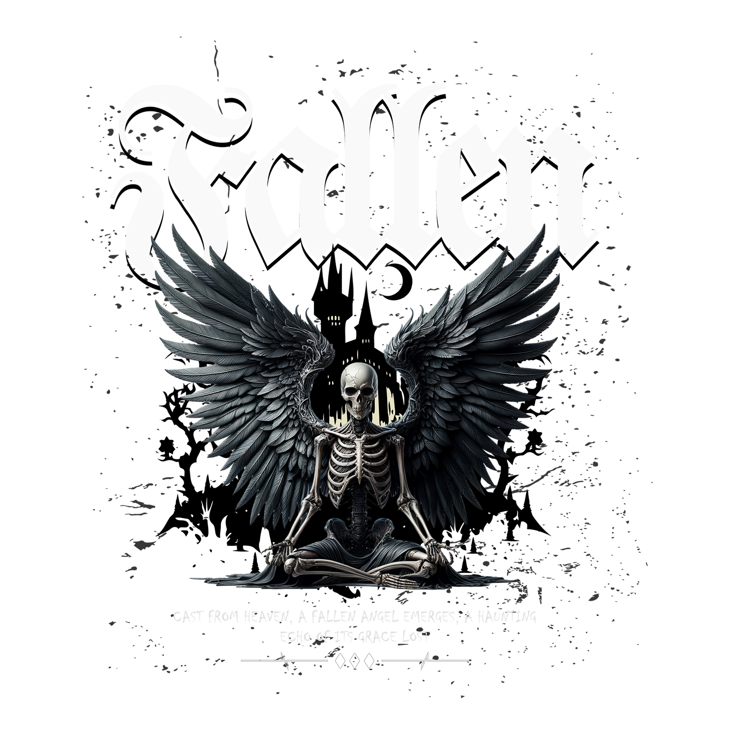 Fallen Angel DTF Design