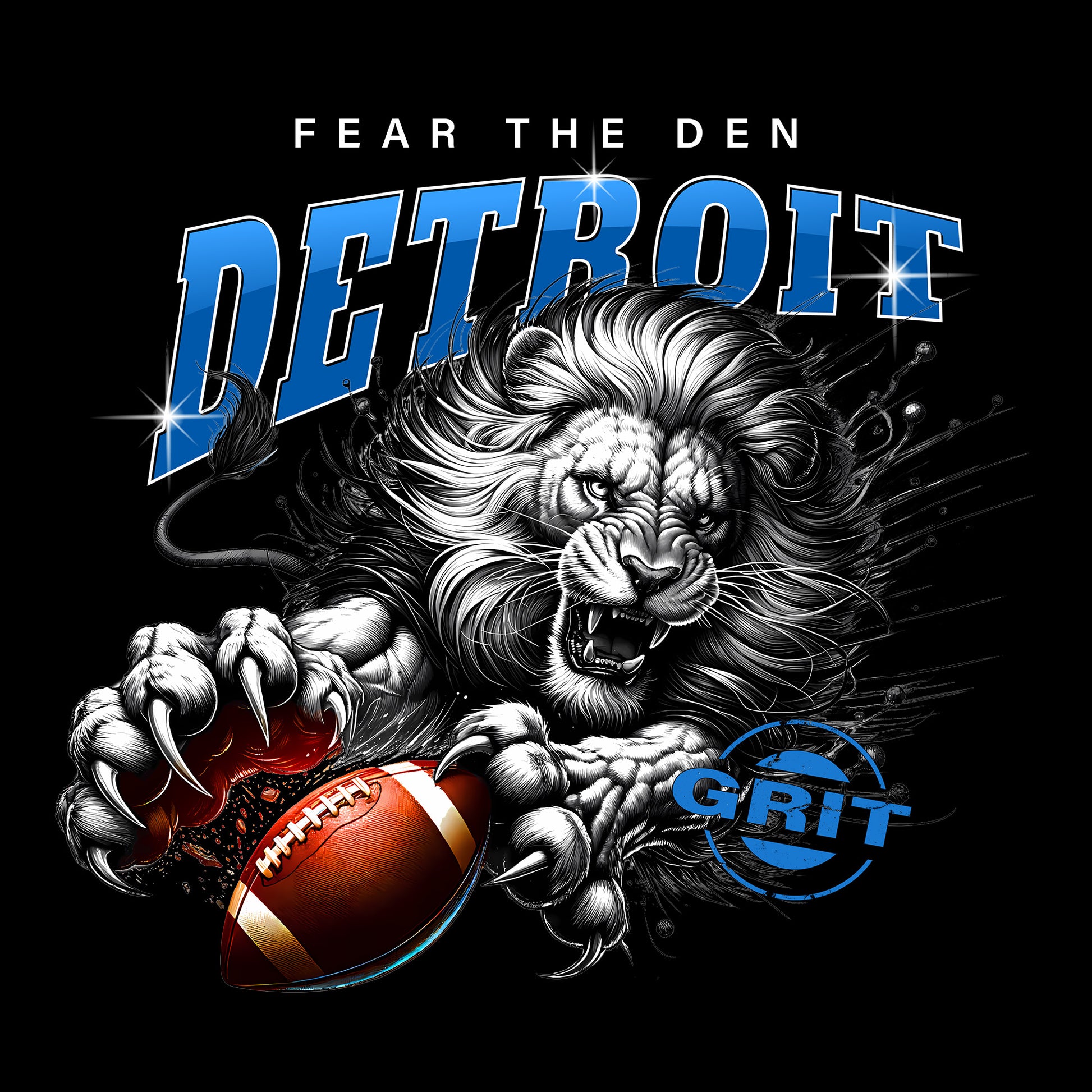 Fear The Den DTF Transfer