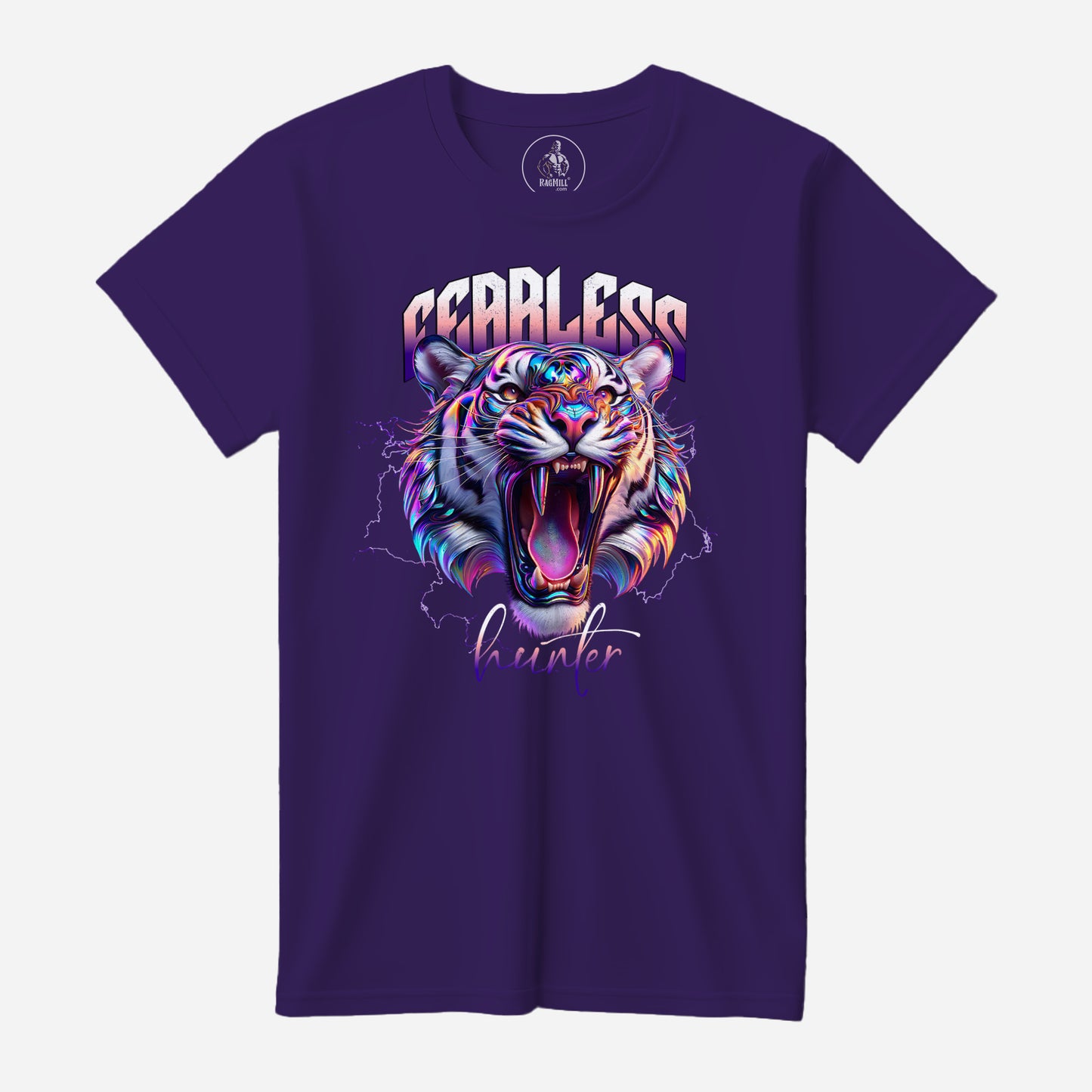 Fearless Hunter Team Purple Bella+Canvas T-Shirt