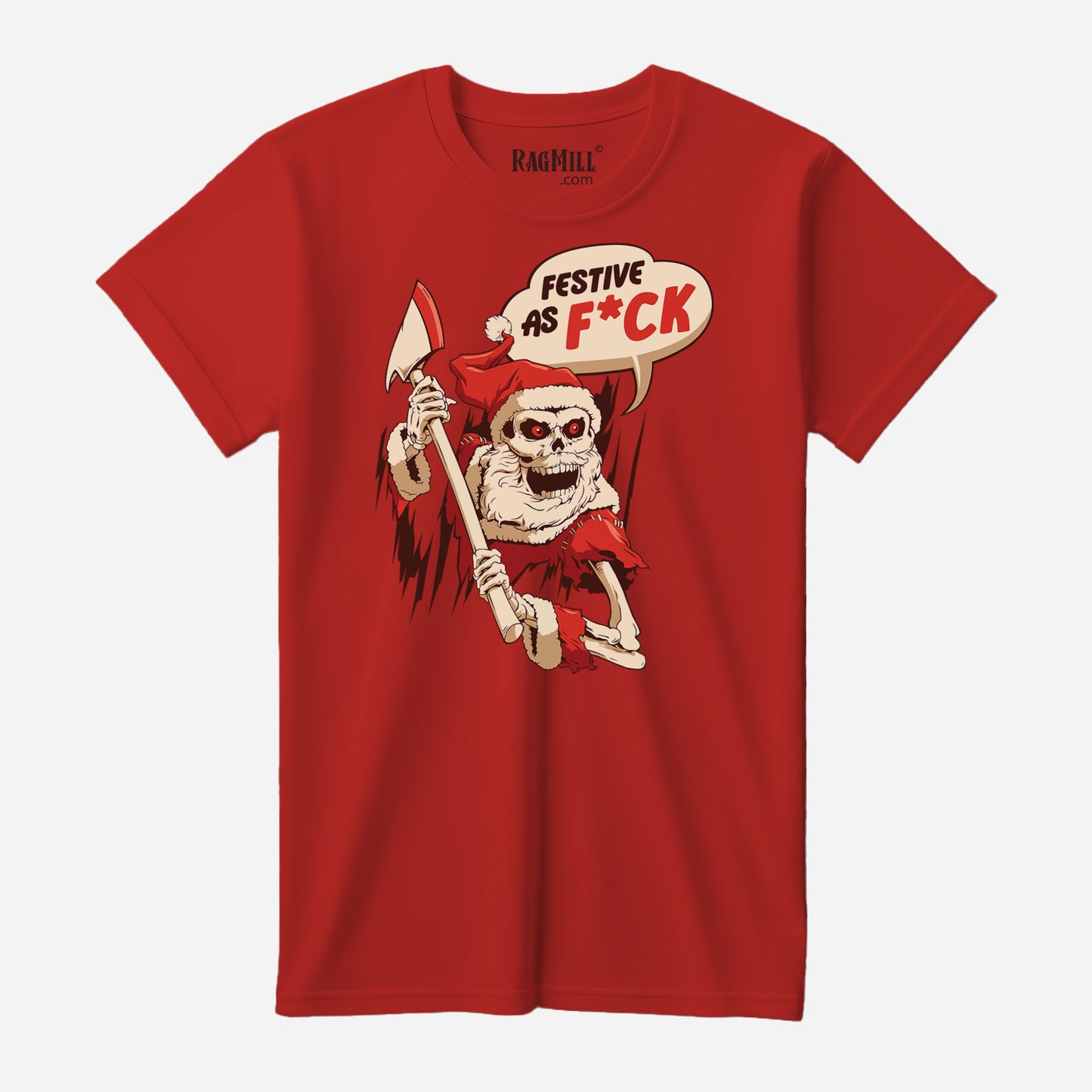 Festive as F*ck Red Bella Canvas T-Shirt