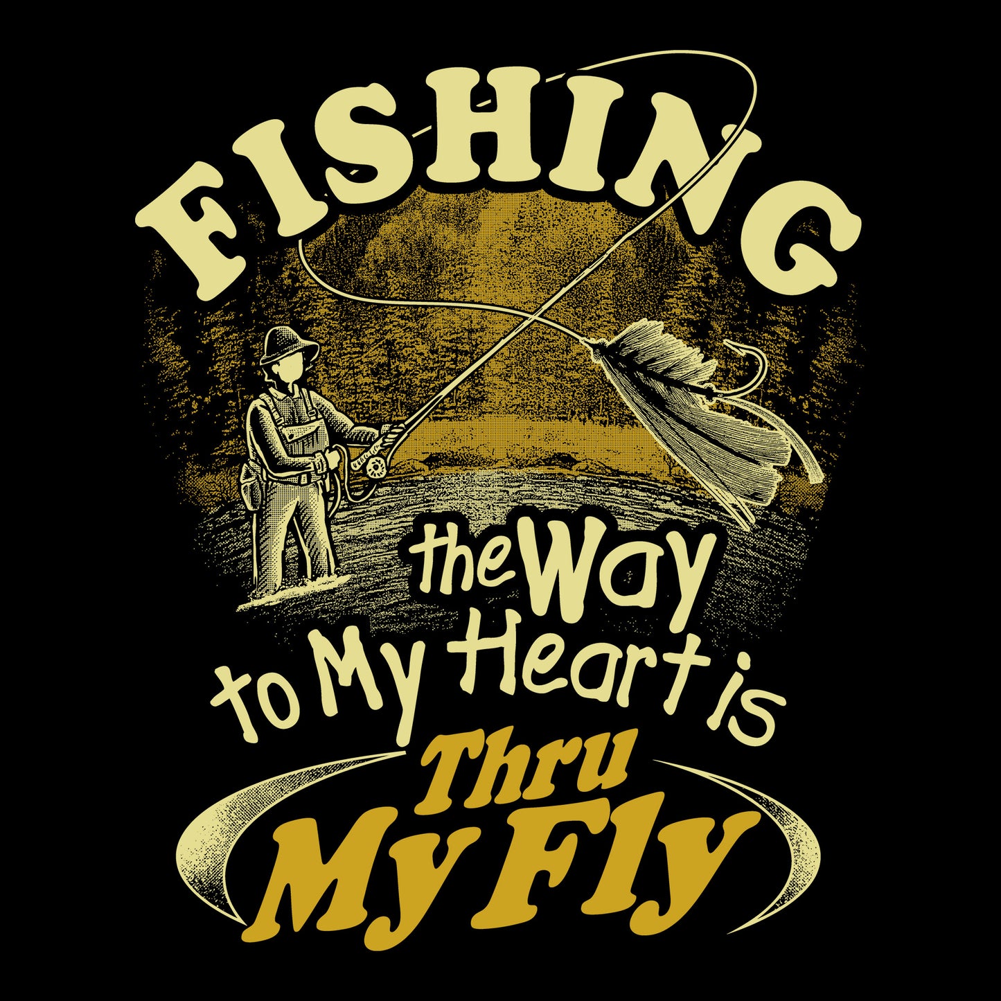 Fishing Fly DTF Transfer