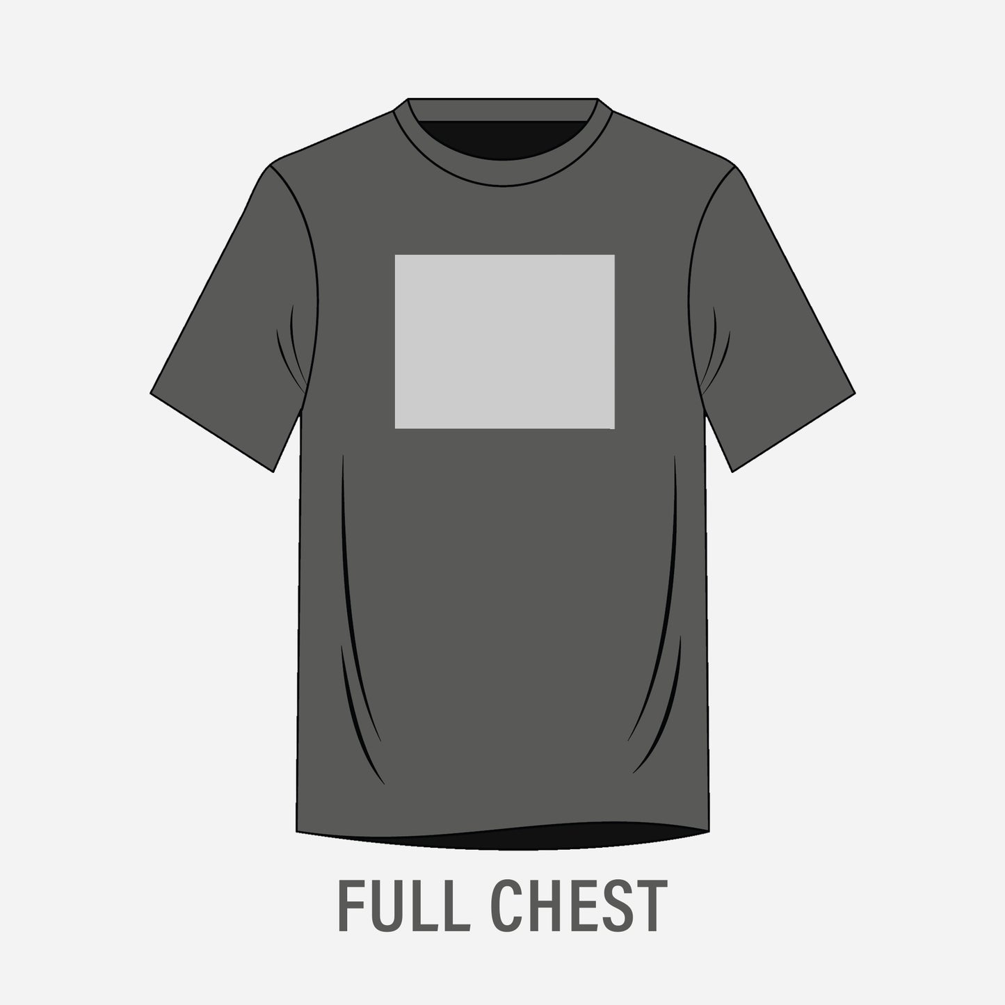 Full Chest DTF Placement