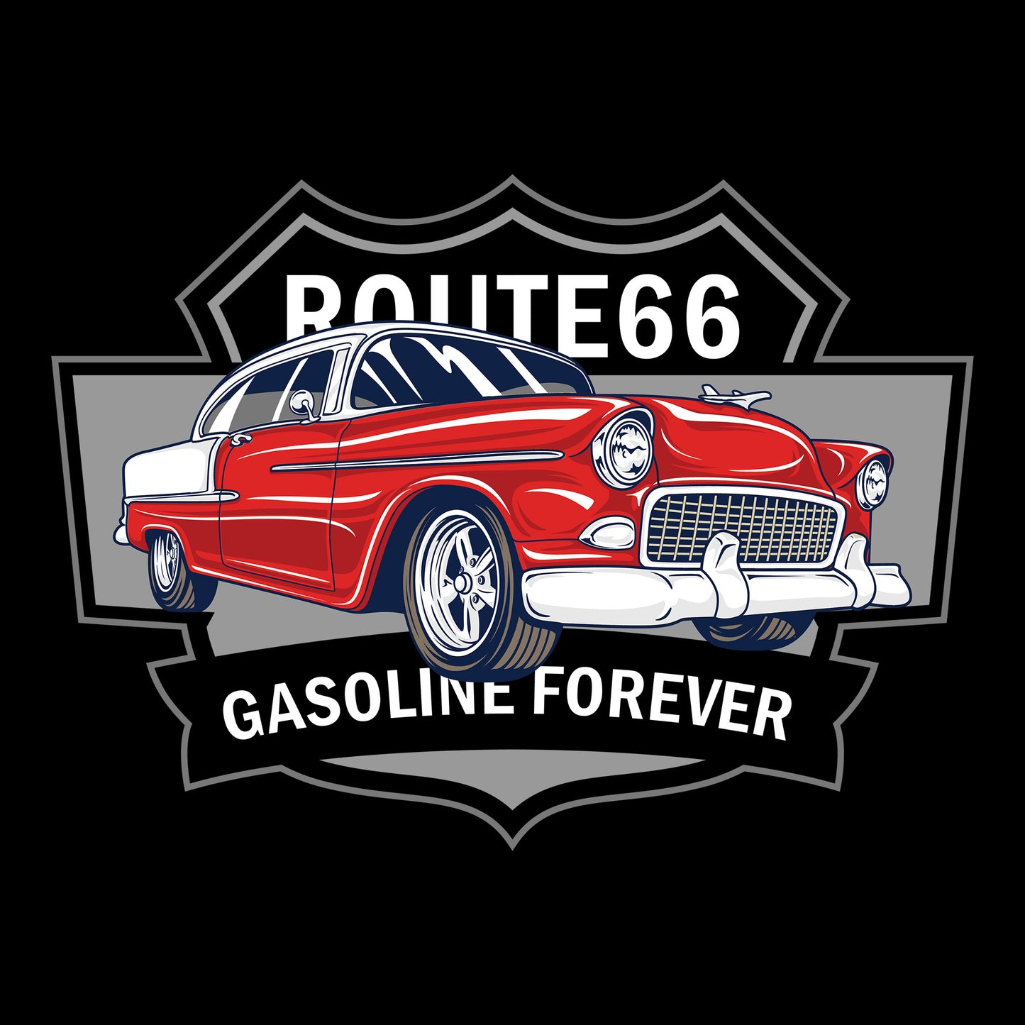 Gasoline Forever DTF Transfer