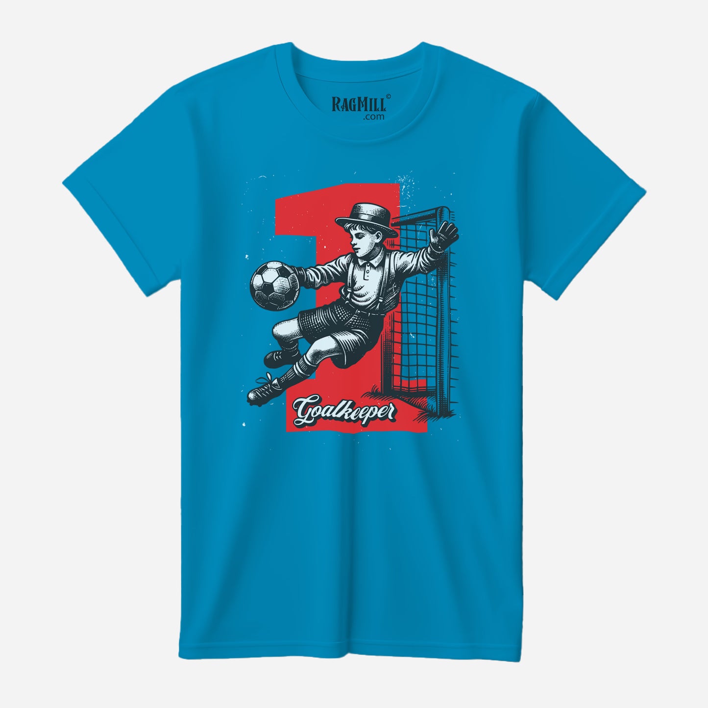 Goalkeeper Aqua Bella+Canvas T-Shirt