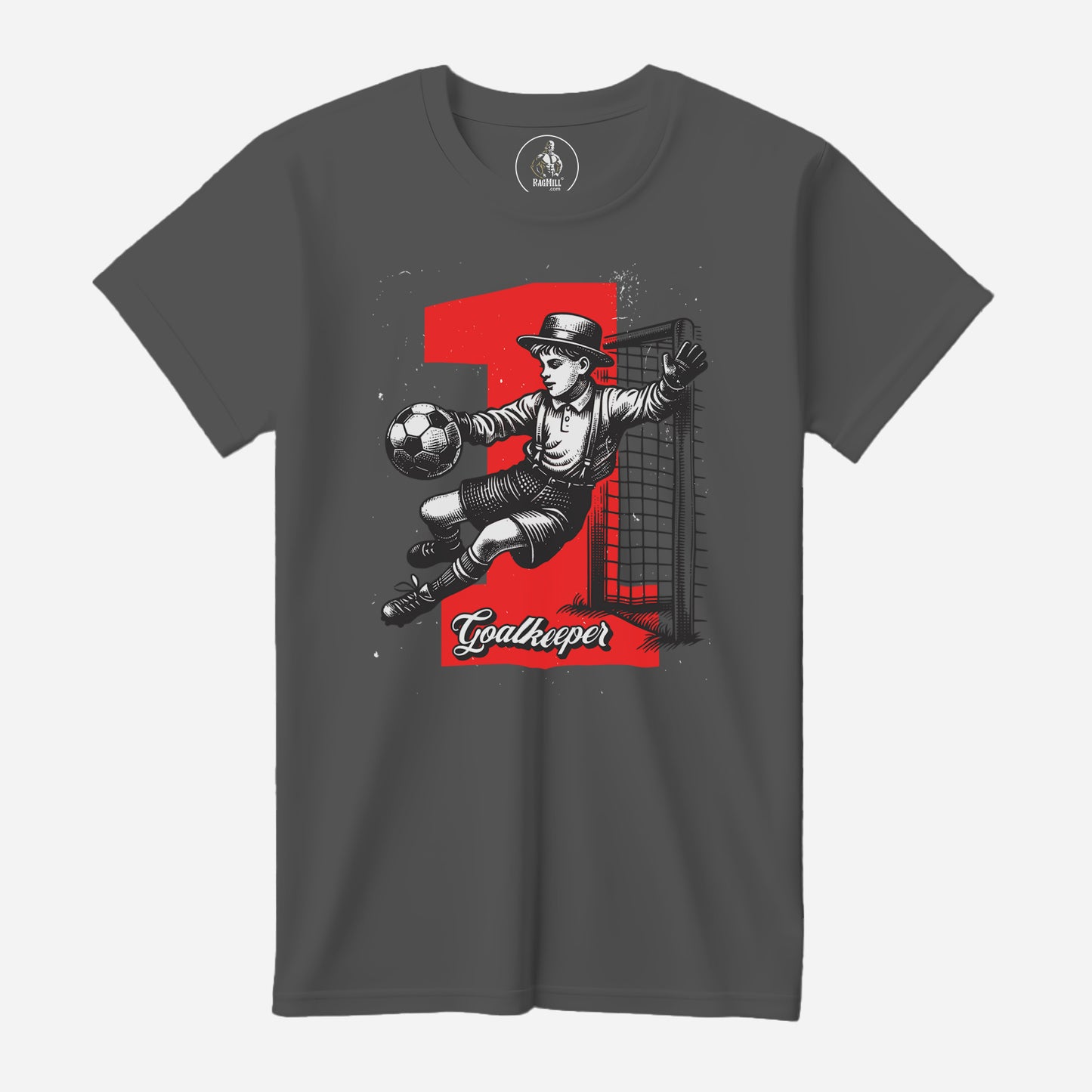 Goalkeeper Asphalt Bella+Canvas T-Shirt