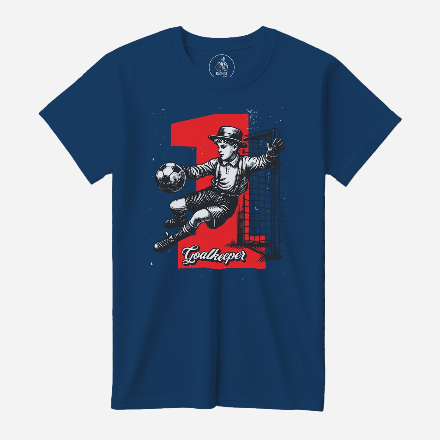 Goalkeeper Cool Blue Bella+Canvas T-Shirt