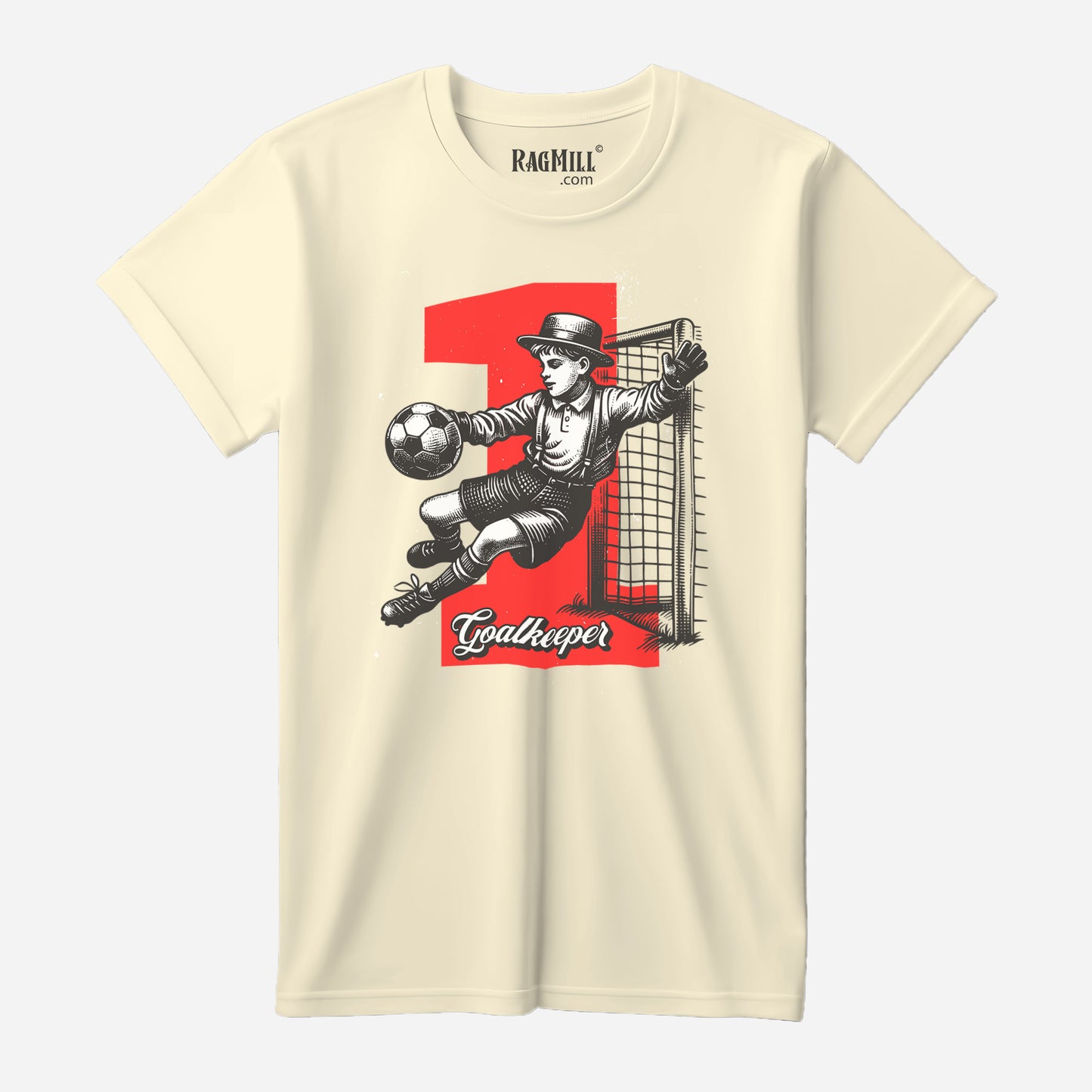 Goalkeeper Natural Bella+Canvas T-Shirt