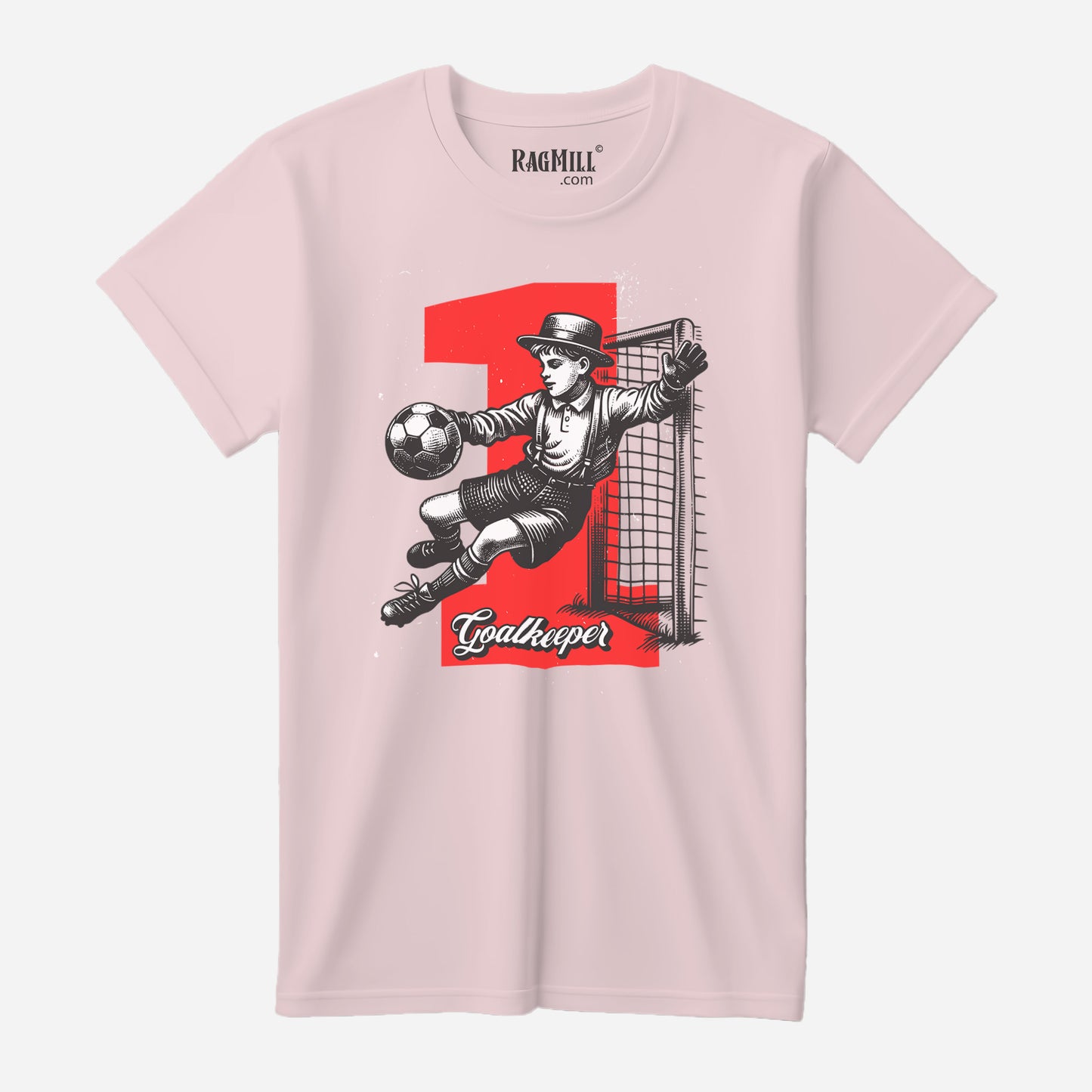 Goalkeeper Soft Pink Bella+Canvas T-Shirt