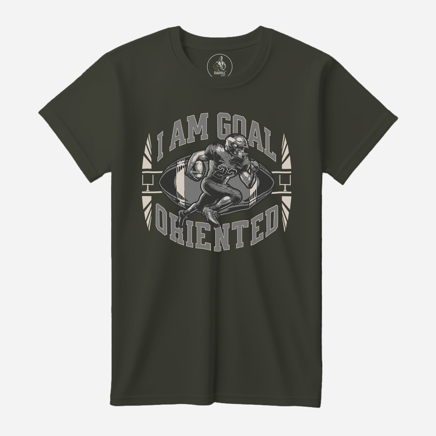 Goal Oriented Army Bella+Canvas T-Shirt