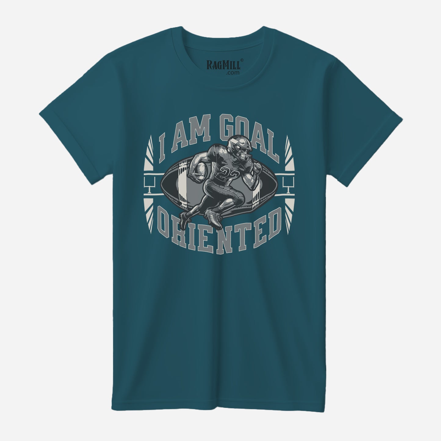 Goal Oriented Deep Teal Bella+Canvas T-Shirt