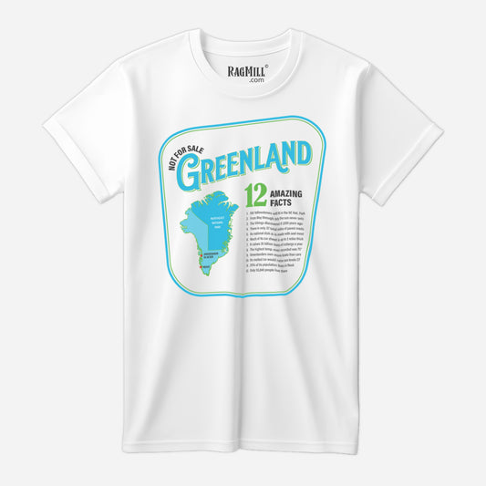 Greenland Not For Sale White Bella+Canvas T-Shirt