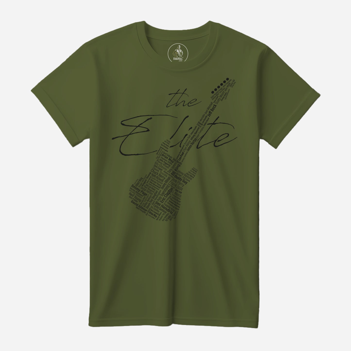 Guitar Elites Olive Bella Canvas T-Shirt