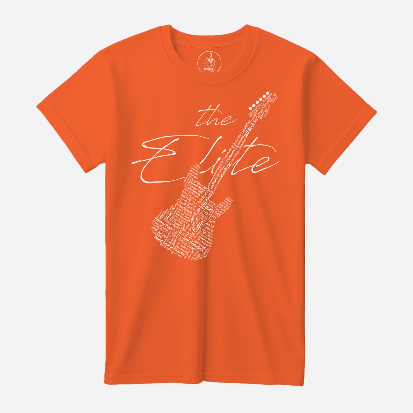 Guitar Elites Orange Bella+Canvas T-Shirt