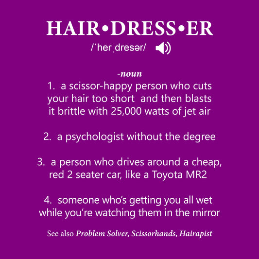 Hairdresser DTF Transfer