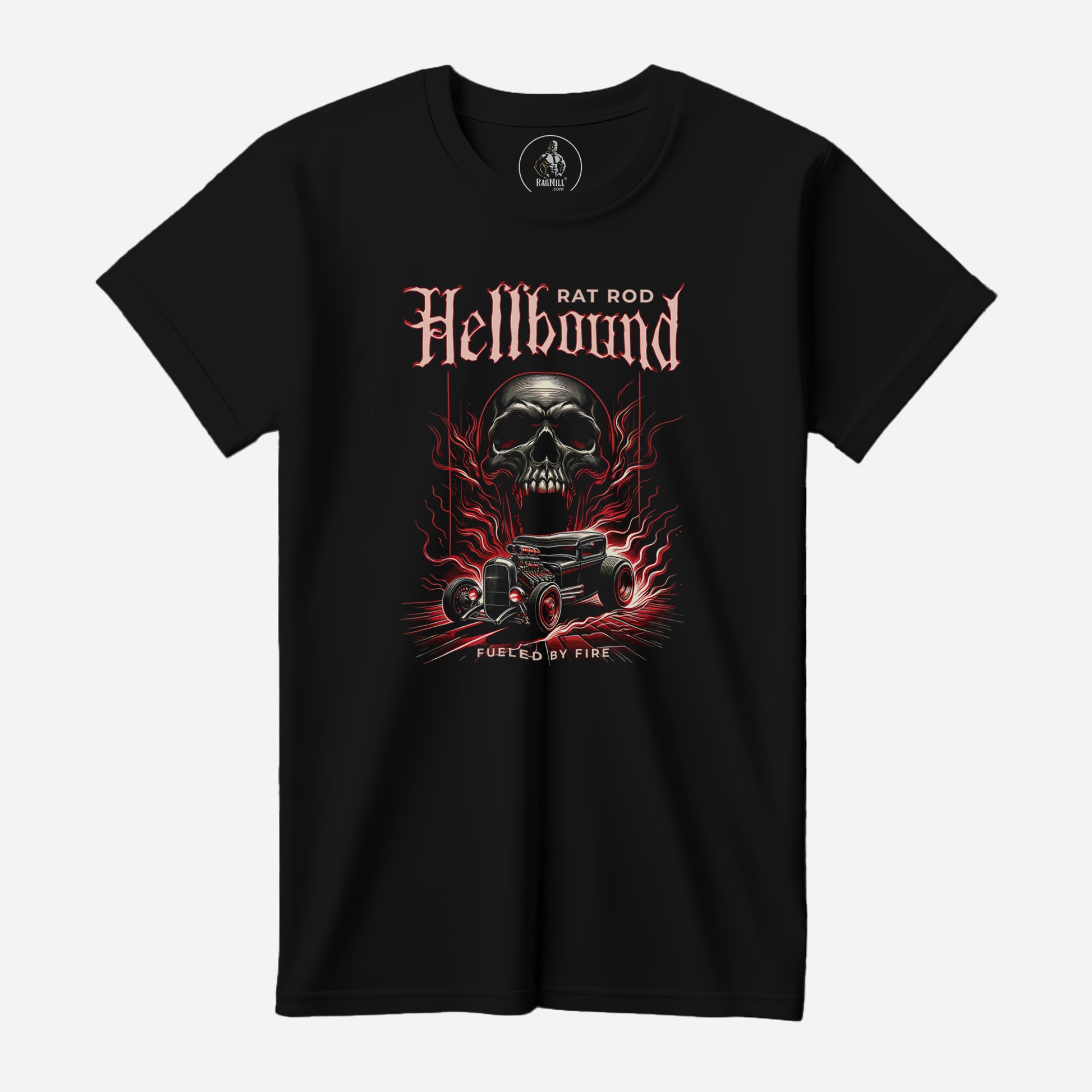 Hellbound Rat Rod Black Next Level T-Shirt