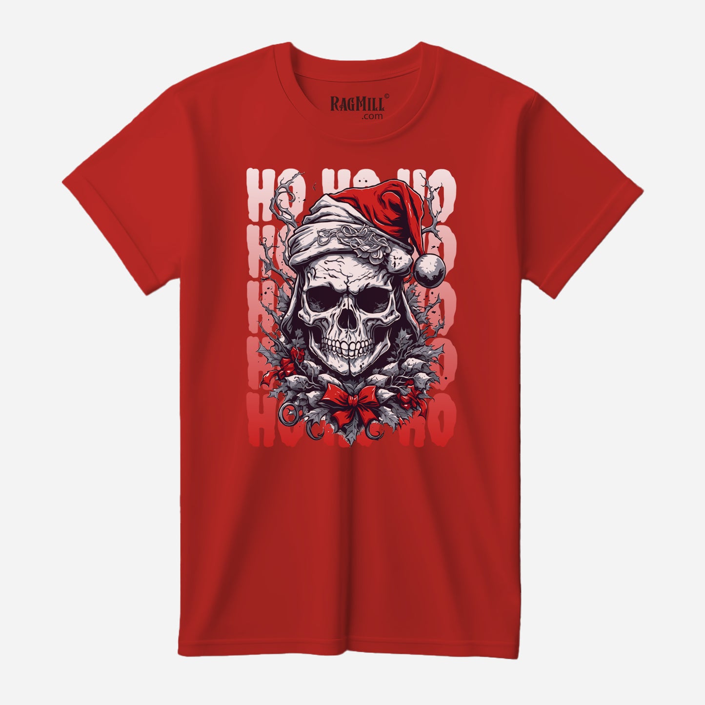 Ho Ho Ho Red Bella+Canvas T-Shirt