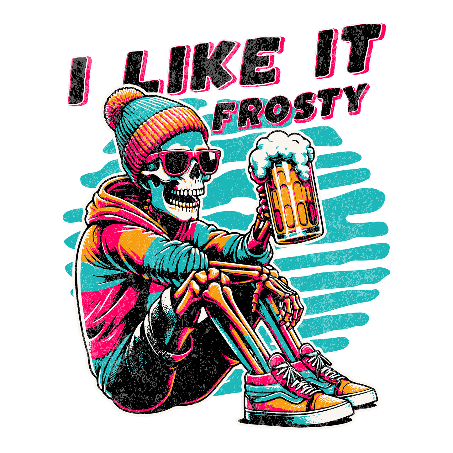 I Like It Frosty DTF Design