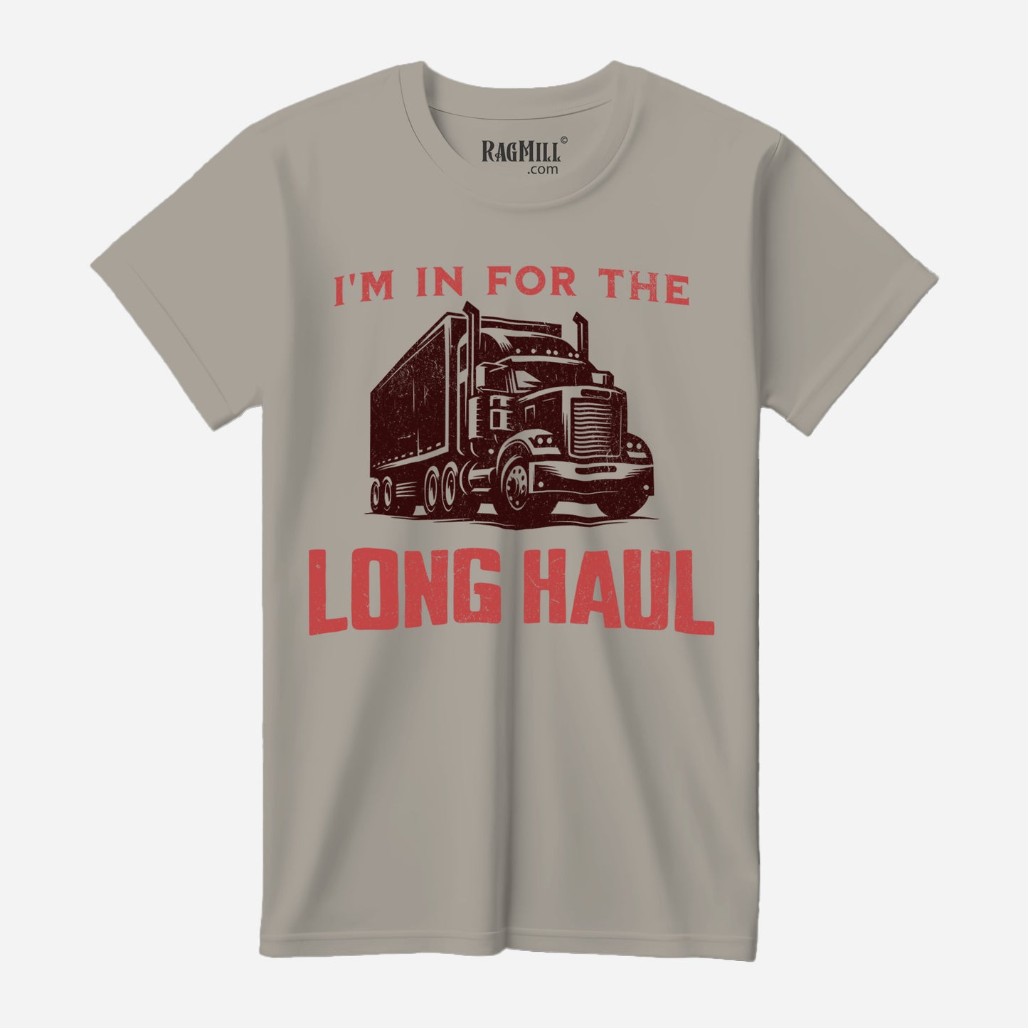 I'm in For the Long Haul Stone Gray Next Level T-Shirt