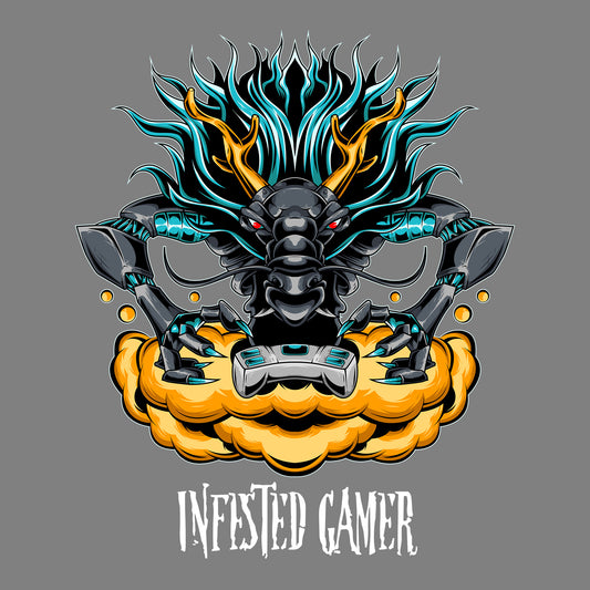 Infested Gamer DTF Design