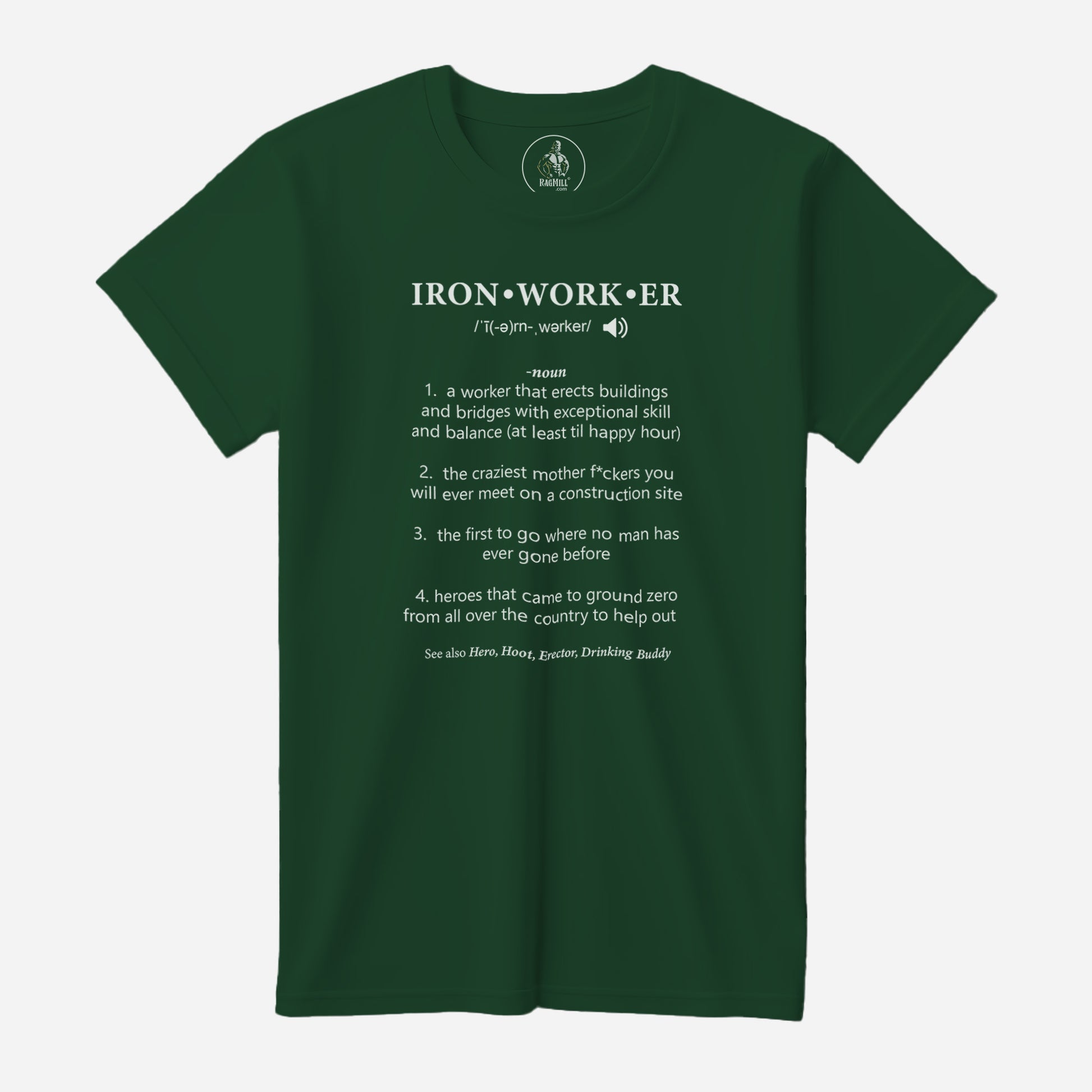 Ironworker Evergreen Bella+Canvas T-Shirt