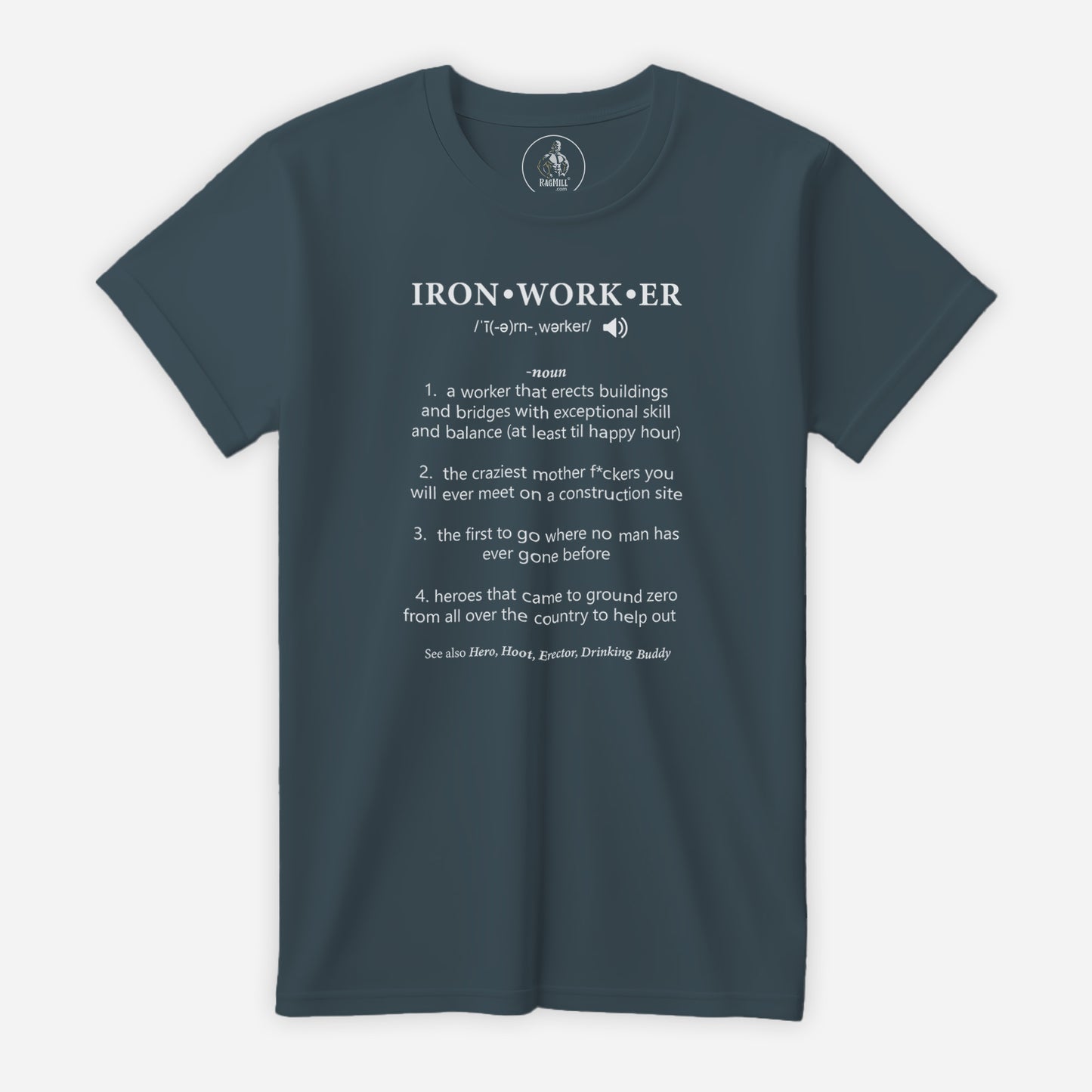 Ironworker Slate Bella+Canvas T-Shirt