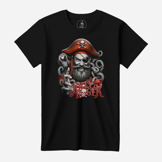 Jolly Roger Black Bella+Canvas T-Shirt