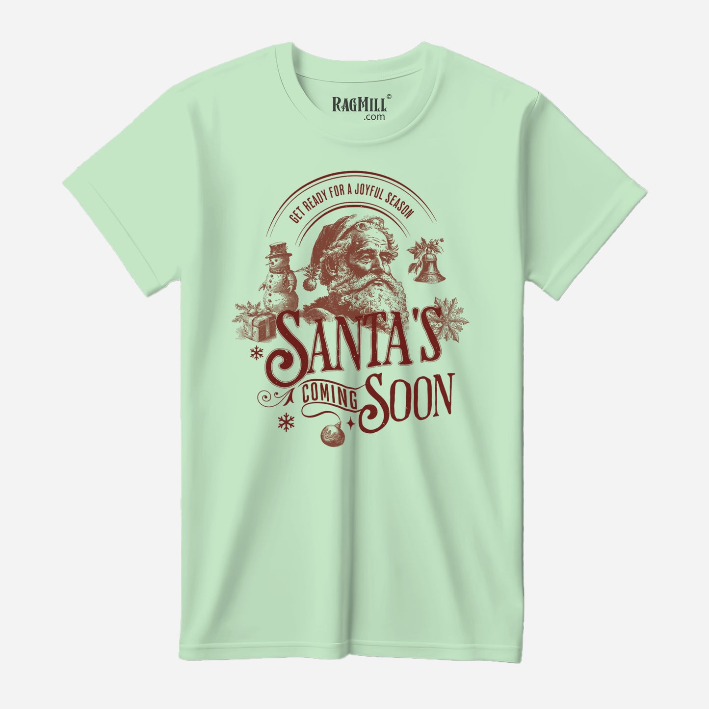 Joyful Season Mint Bella+Canvas T-Shirt