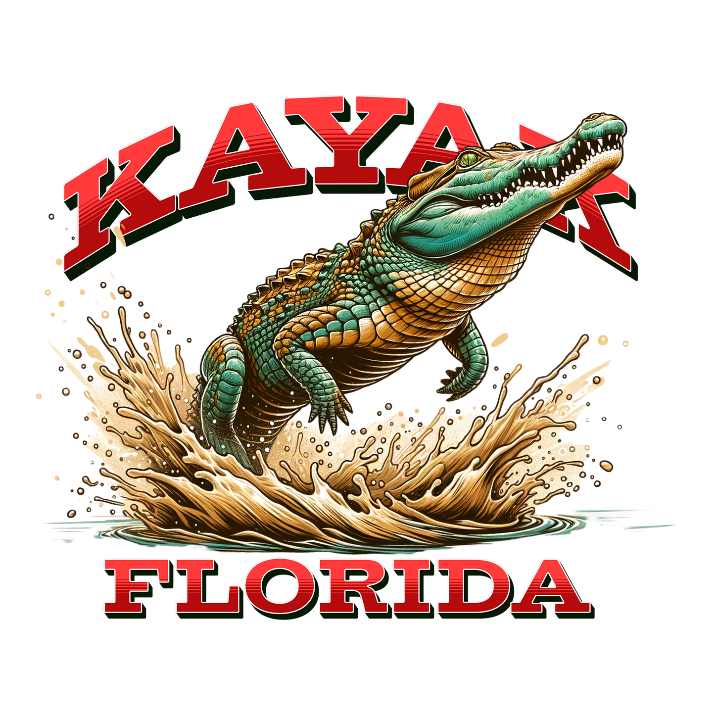 Kayak Florida DTF Design