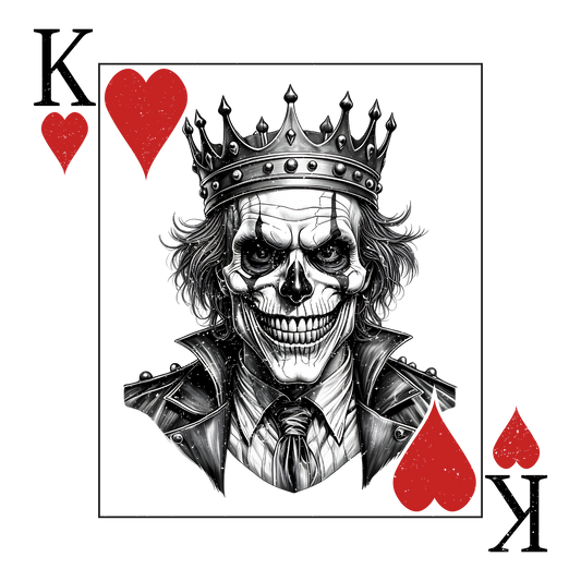 King of Hearts DTF Transfer