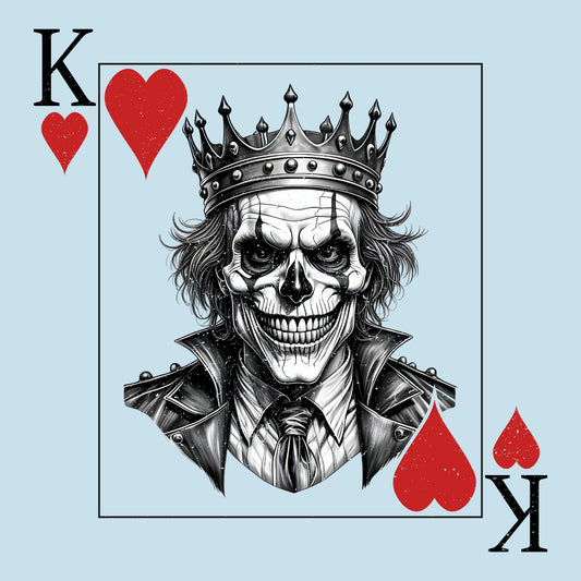 King of Hearts DTF Transfer