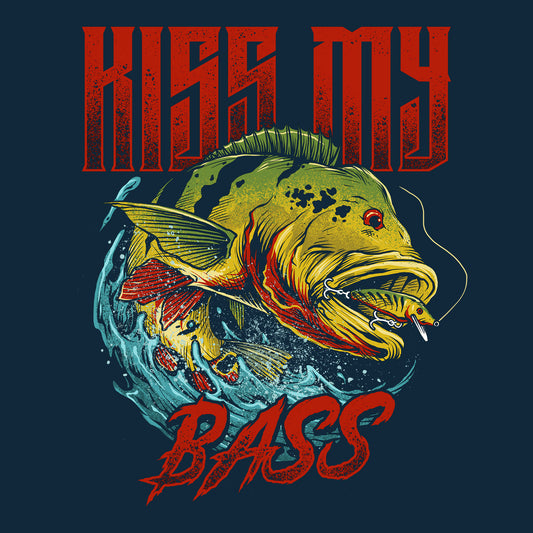 Kiss My Bass DTF Transfer