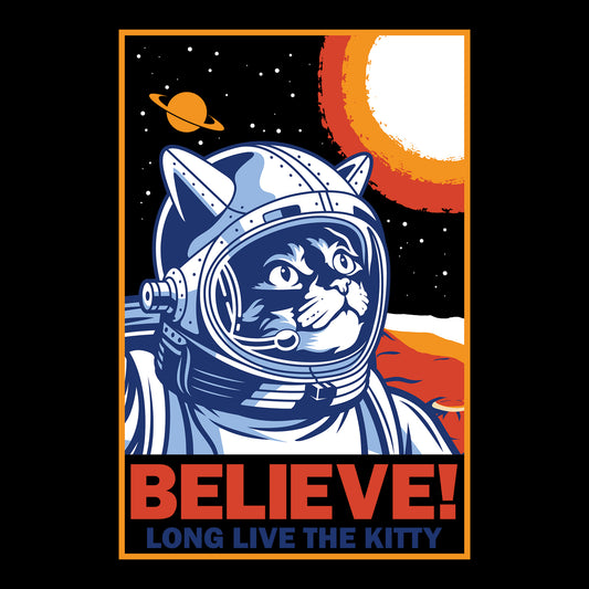 Kitty Believe DTF Transfer