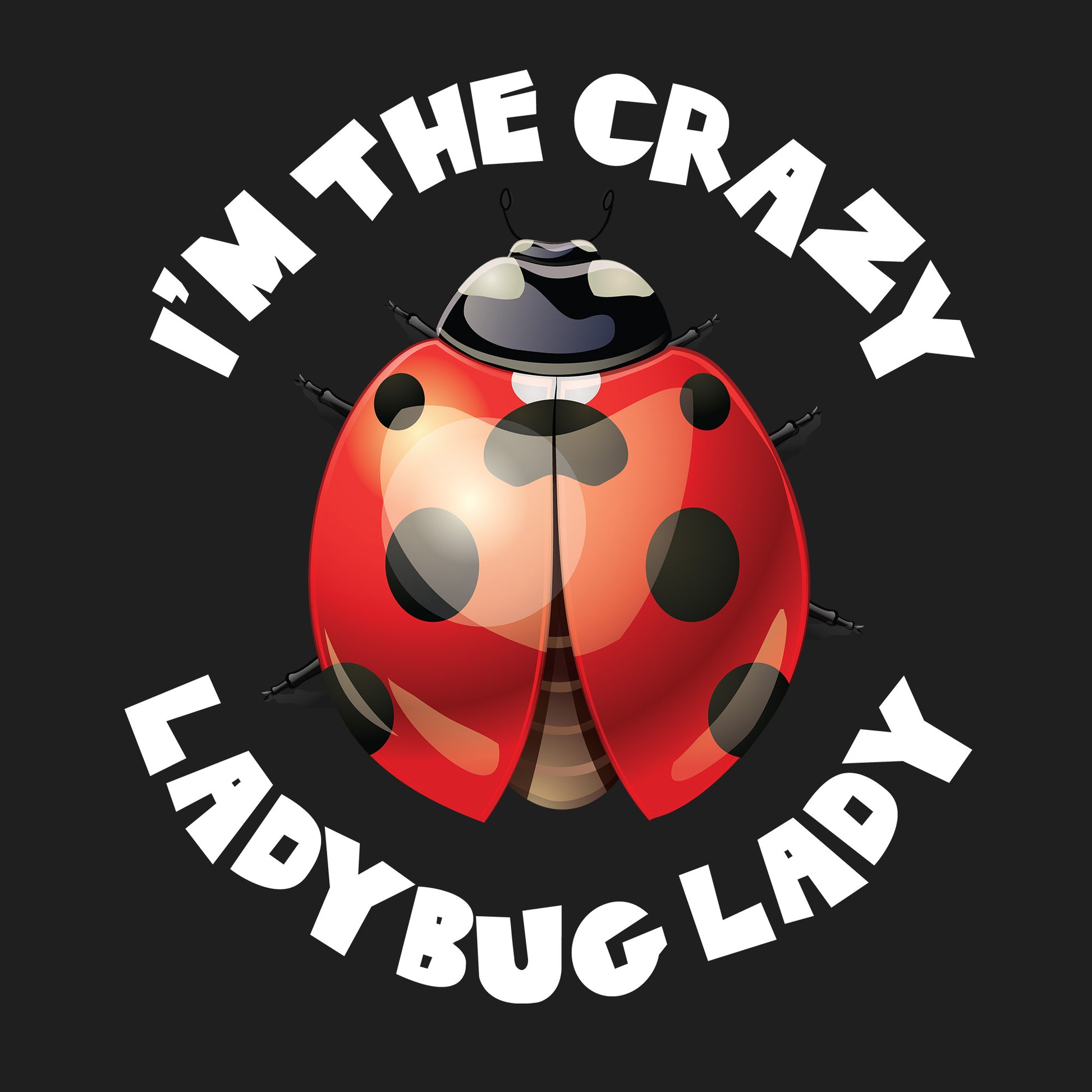 Ladybug Lady DTF Transfer