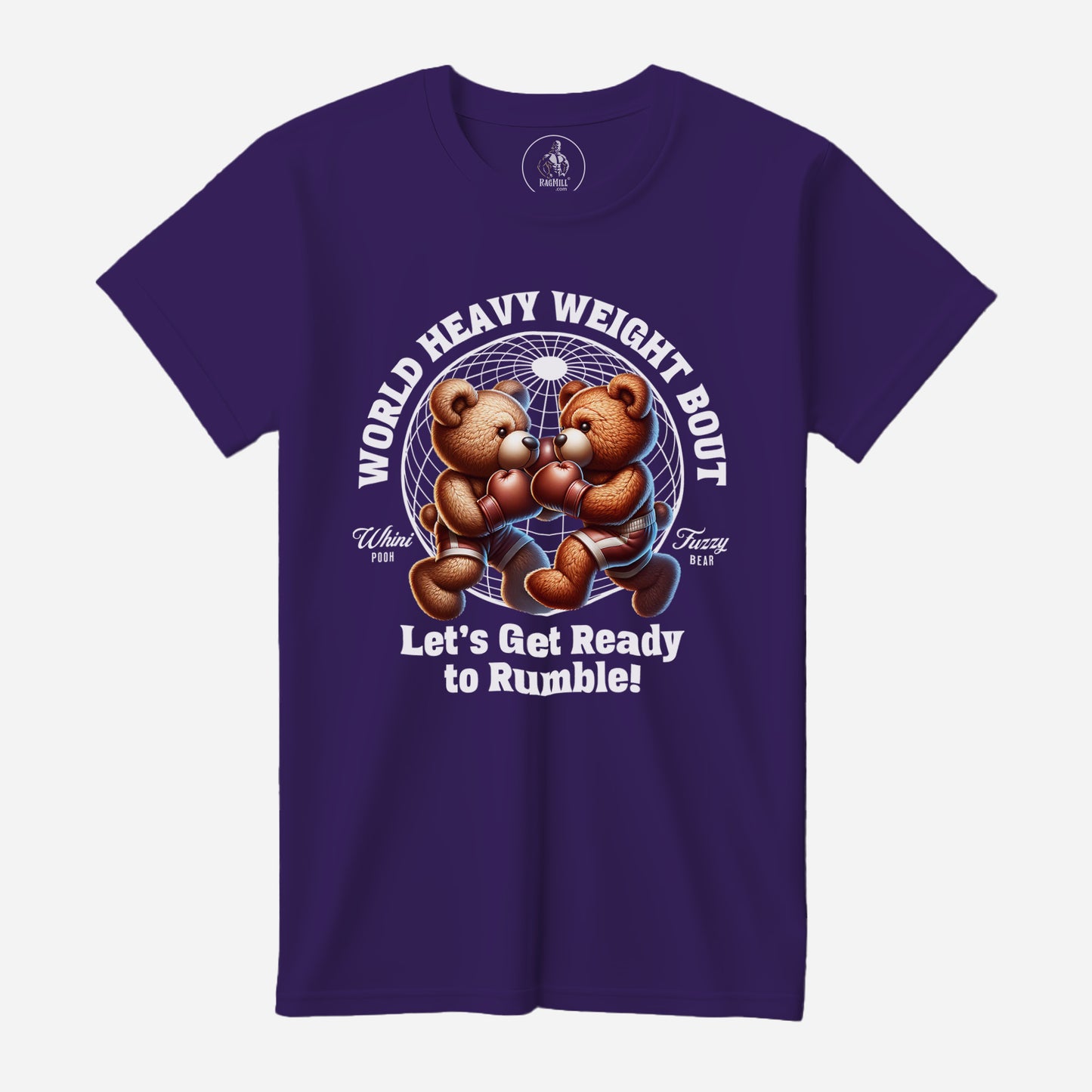 Let's Get Ready to Rumble Team Purple Bella+Canvas T-Shirt