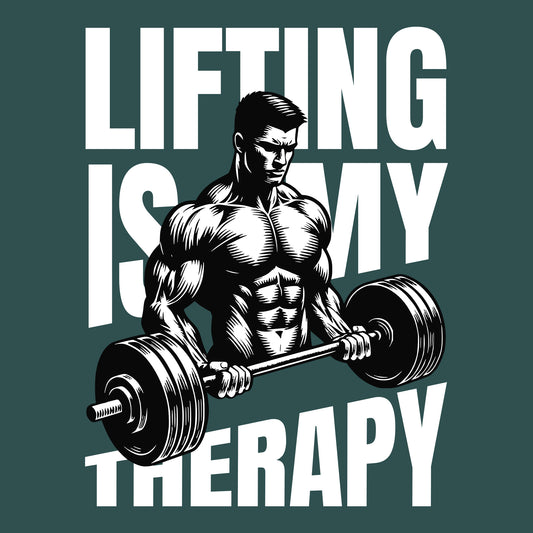 Lifting is My Therapy DTF Transfer