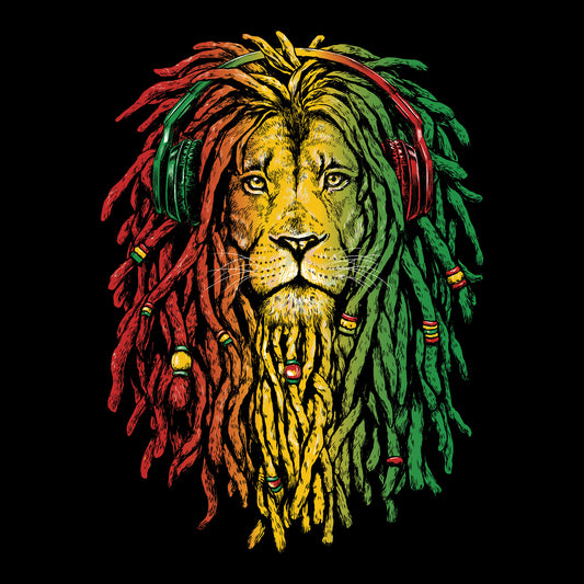 Lion Marley DTF Transfer