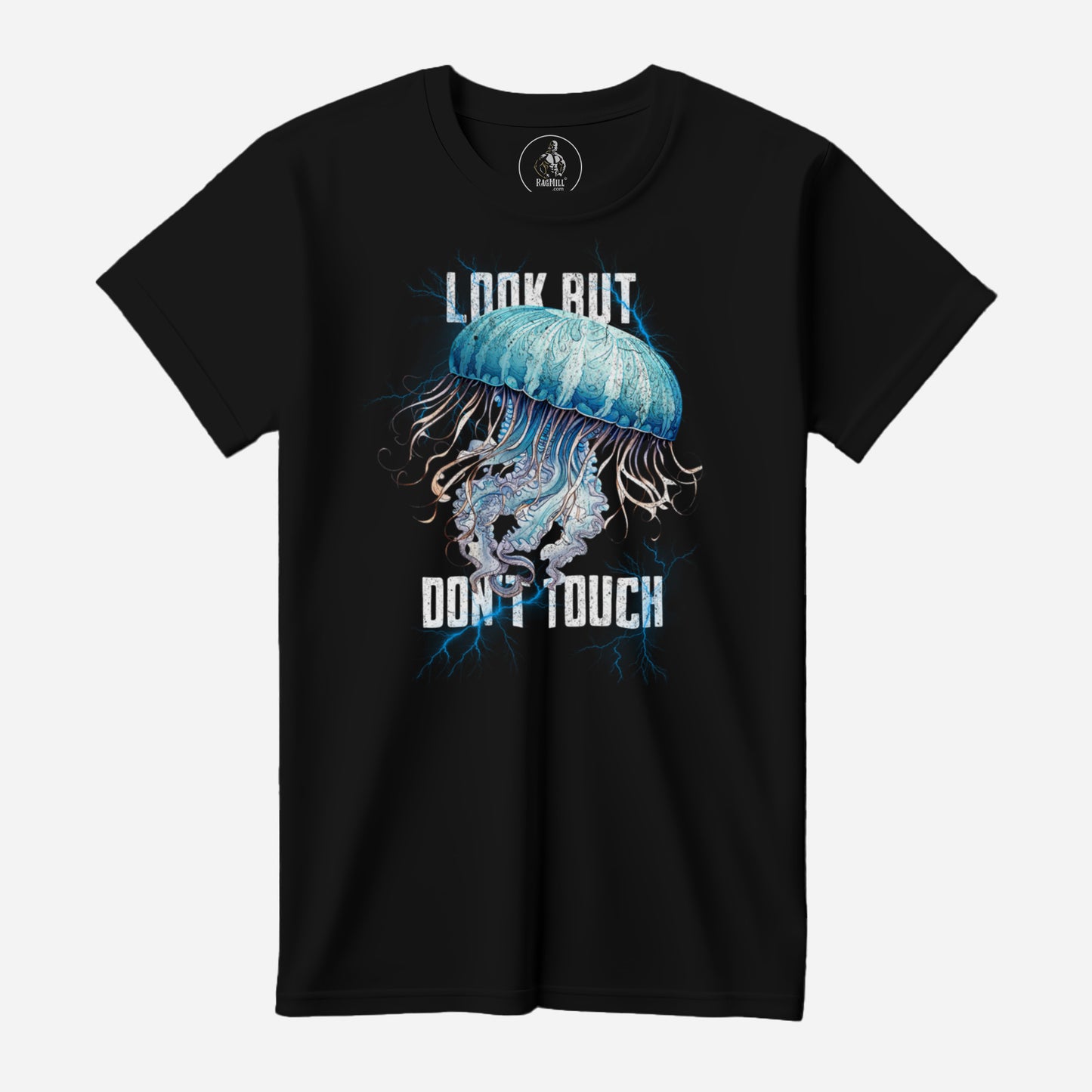 Look But Don't Touch Black Bella+Canvas T-Shirt