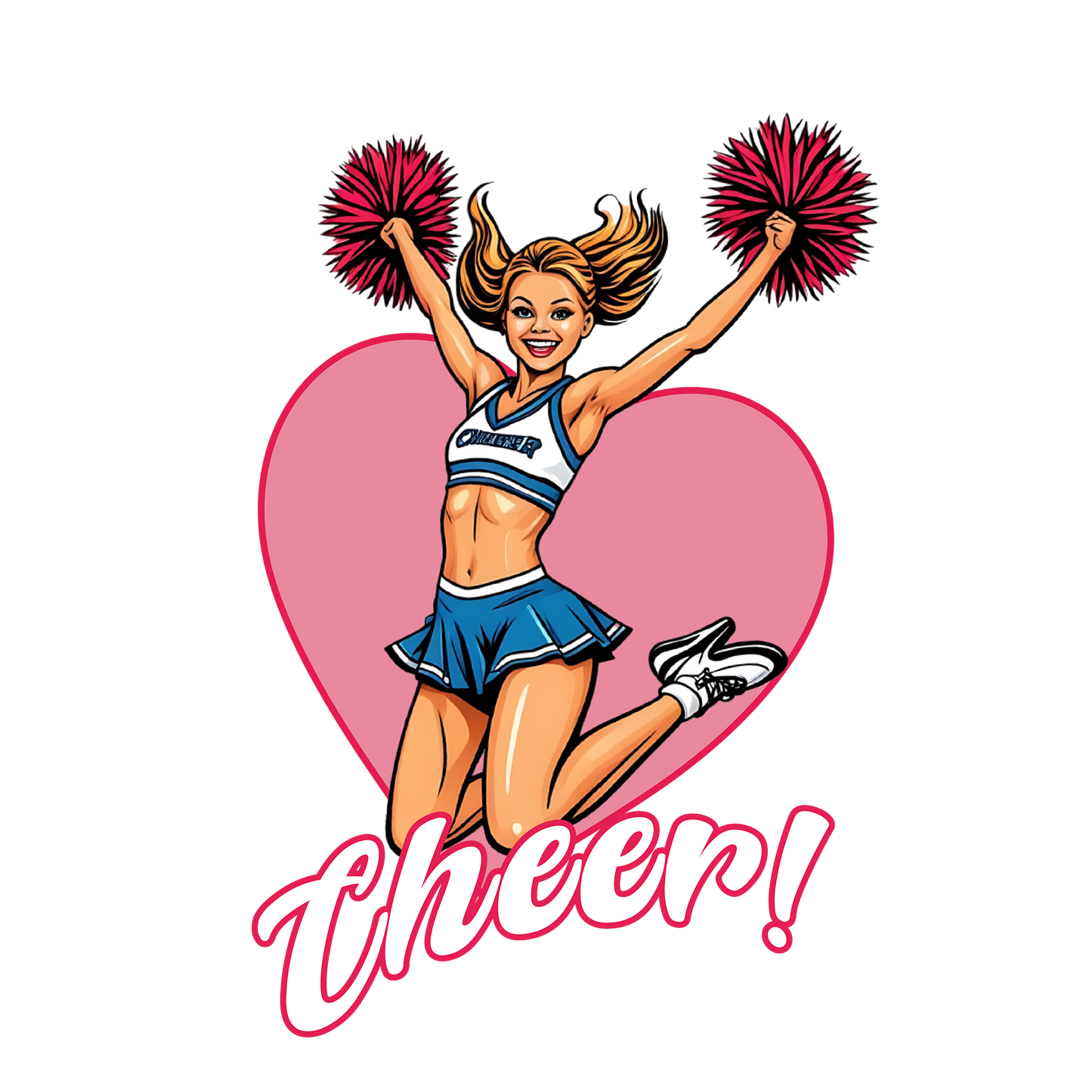 Love Cheer DTF Design