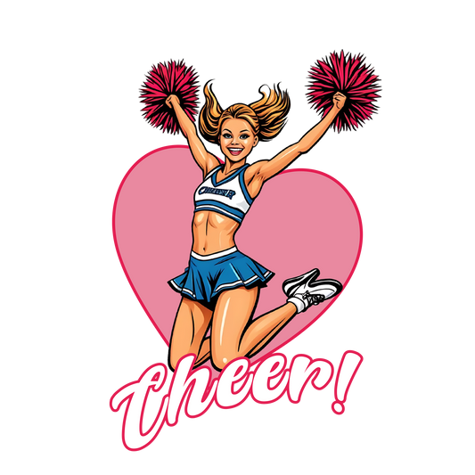 Love Cheer DTF Design