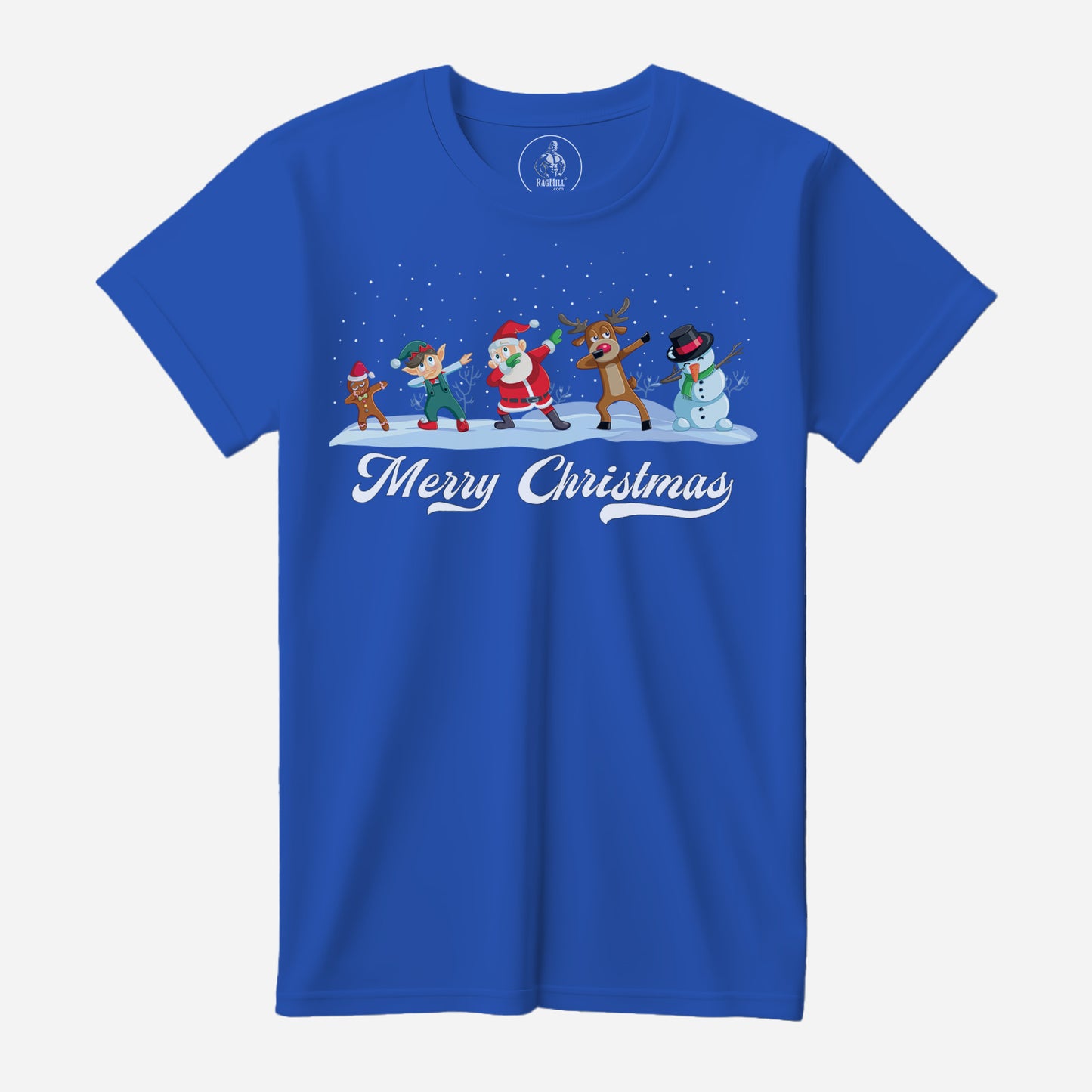 Merry Christmas True Royal Bella+Canvas T-Shirt