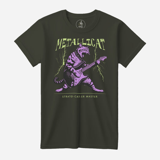 MetalliCat Army Bella+Canvas T-Shirt