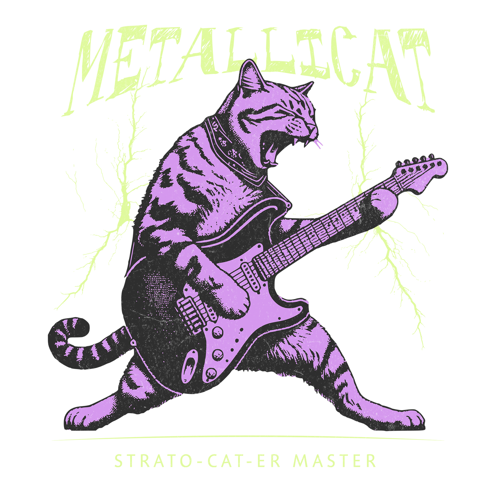 Metallicat DTF Design