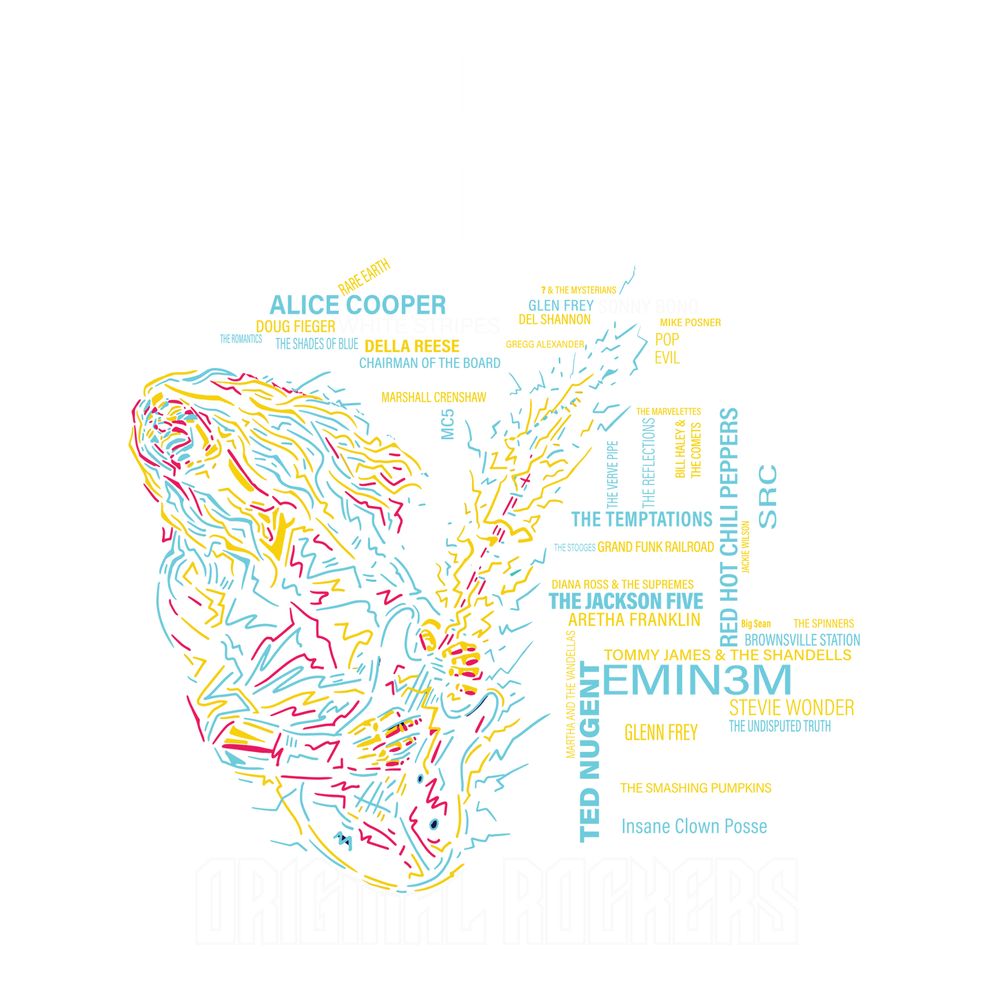 Michigan Rocks DTF Design