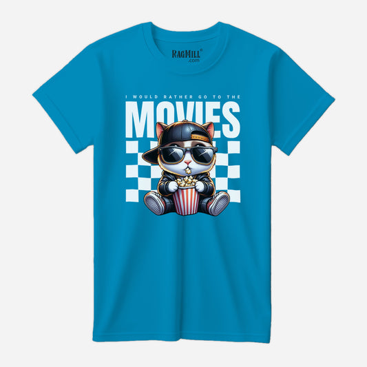 Movie Buff Aqua Bella+Canvas T-Shirt