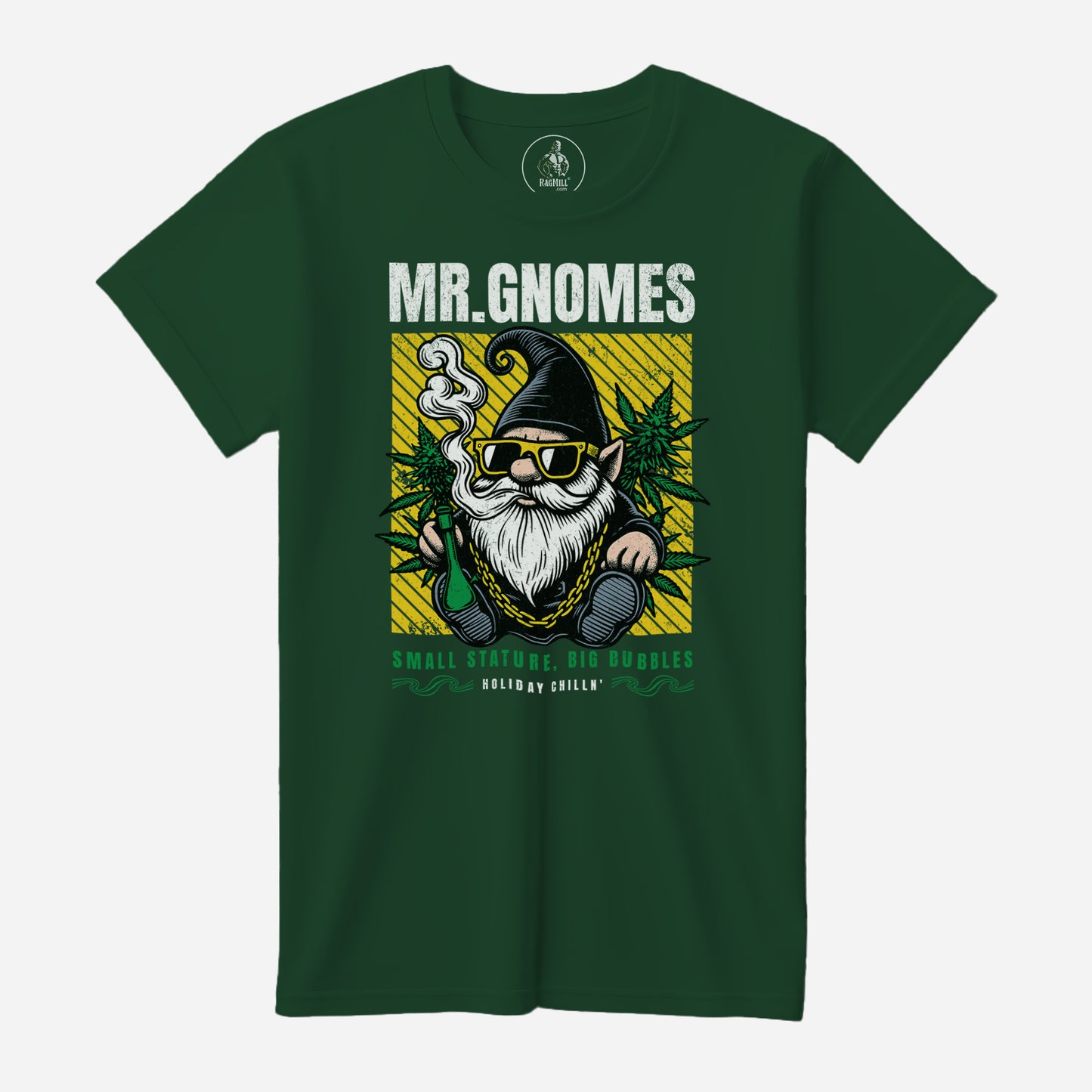 Mr. Gnomes Evergreen Bella+Canvas T-Shirt