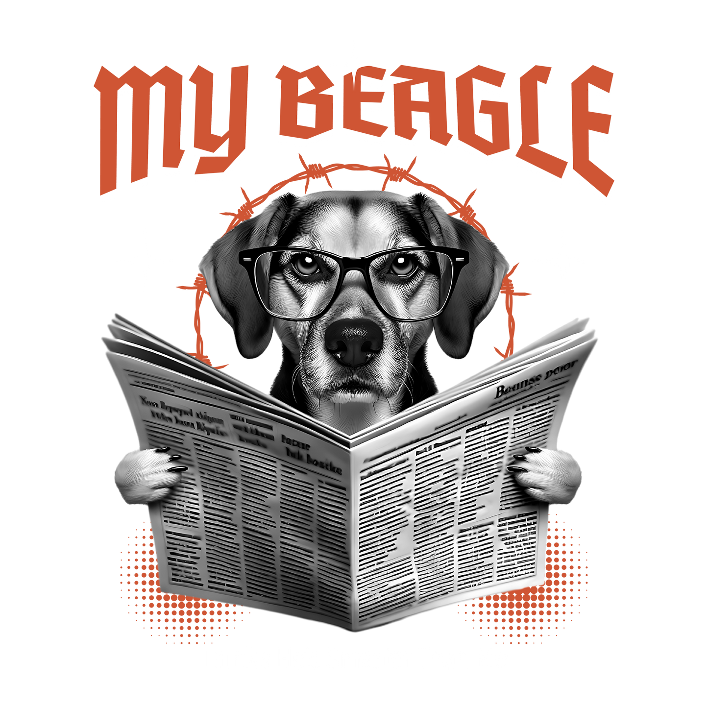 My Beagle DTF Design