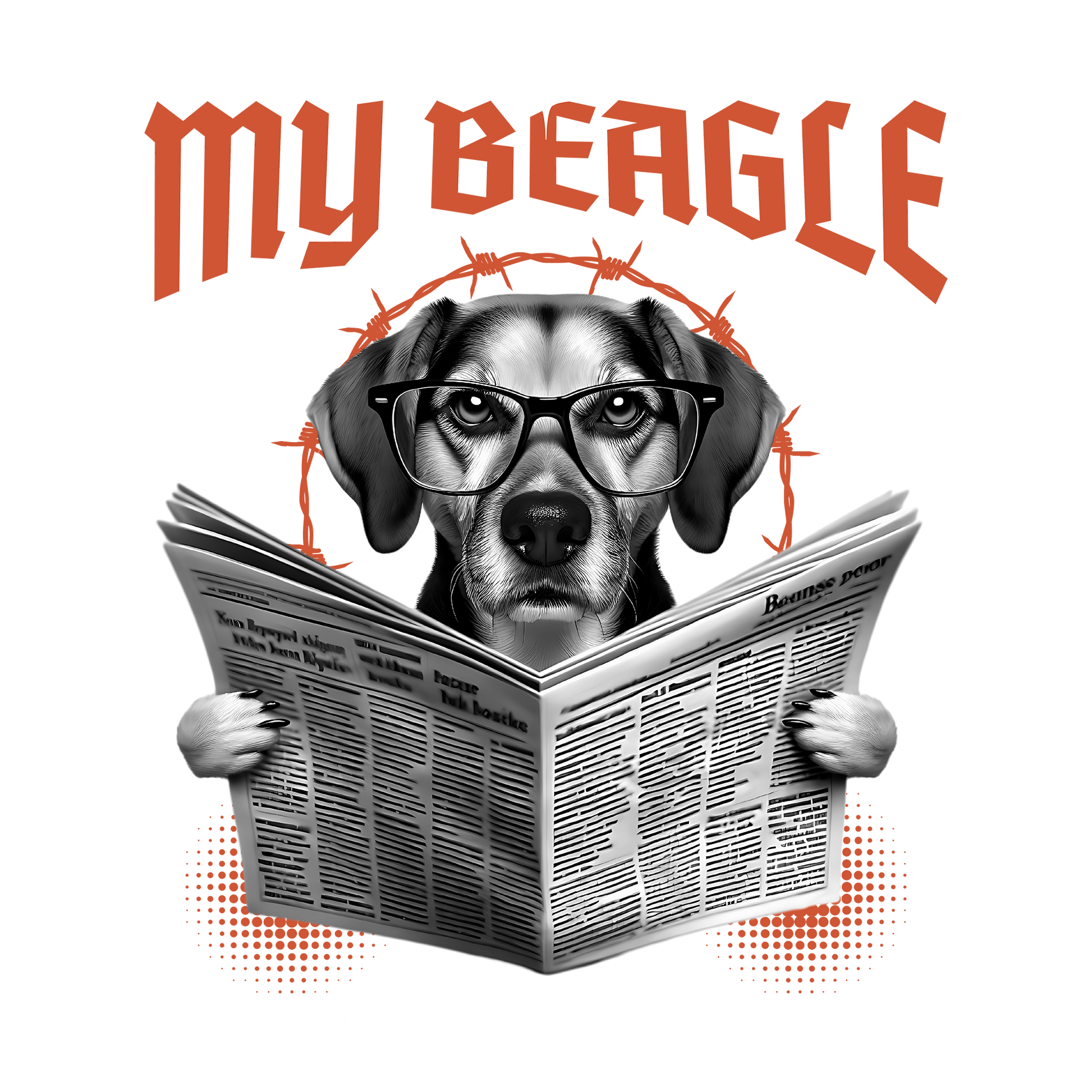 My Beagle DTF Design