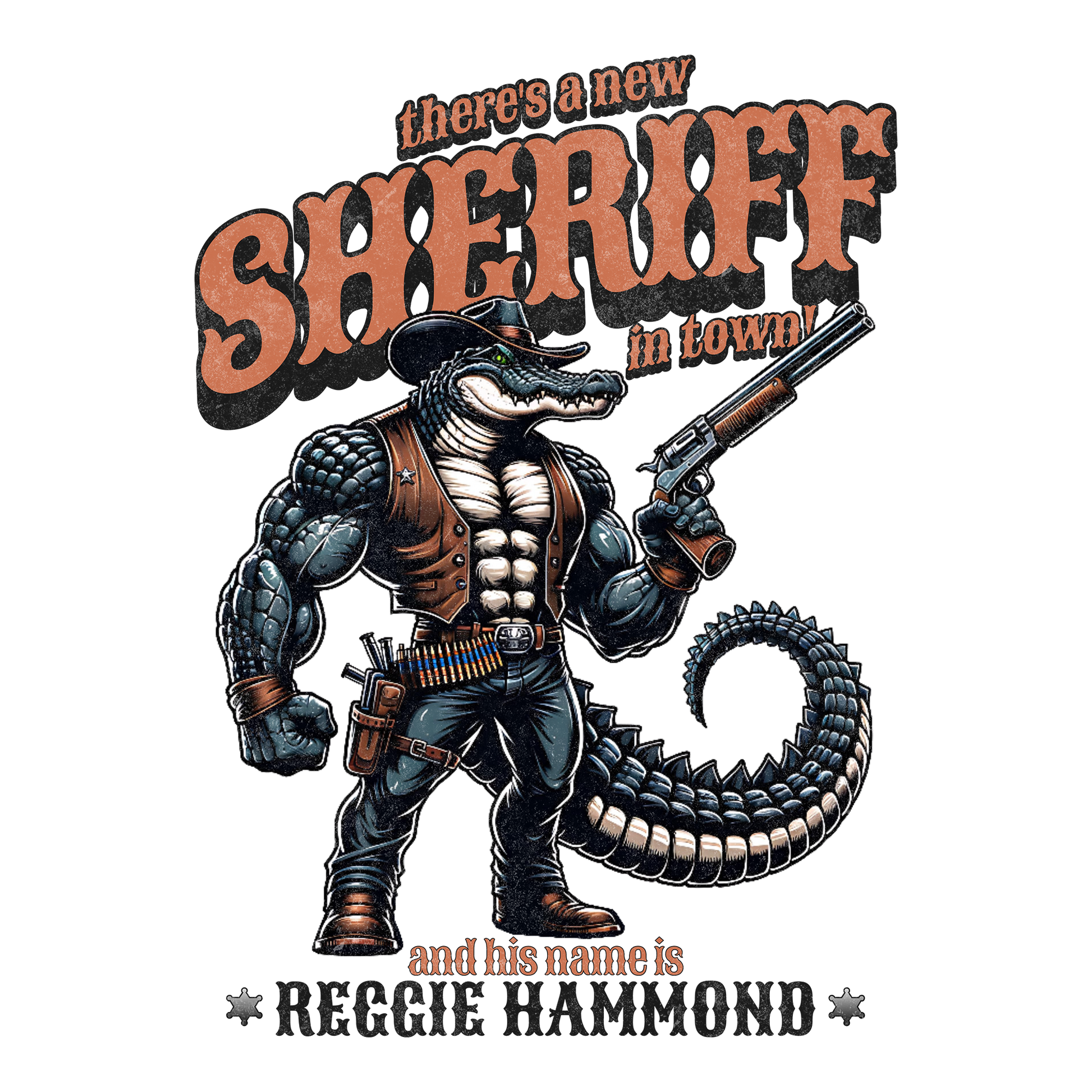 New Sheriff DTF Design