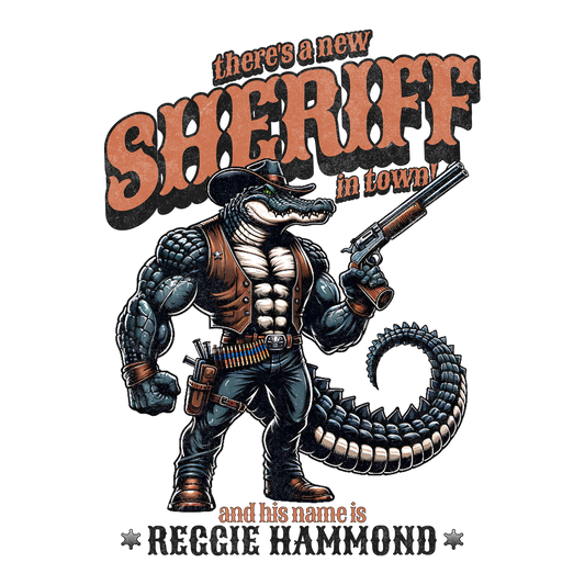 New Sheriff DTF Design