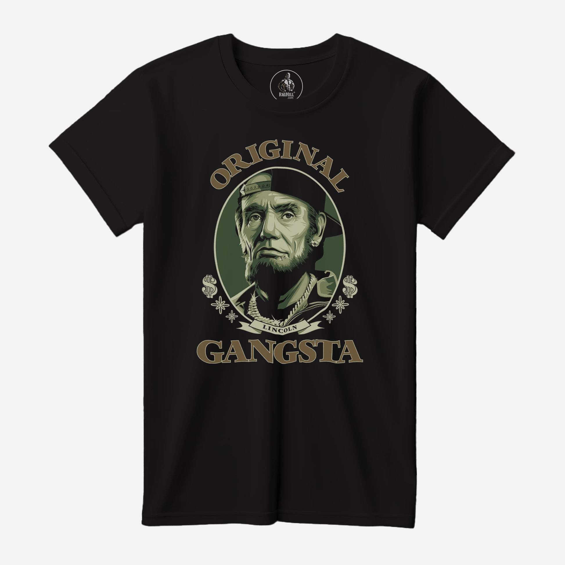 Original Gangsta Navy Bella+Canvas T-Shirt